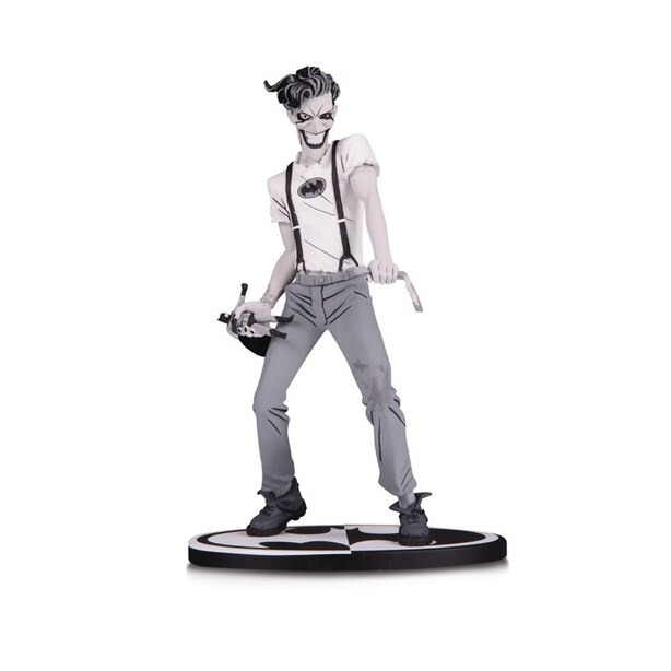 Batman Black & White Statue - White Knight Joker - by Sean Murphy